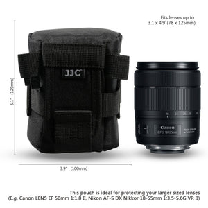 JJC Camera Lens Case Holder Storage Pouch Waterproof Bag for Sony A5000 a6000 Canon  Nikon Protector Bag for Camera Accessories