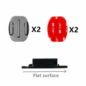 4 PCS Flat Curved Mount Set Sticker 3M Adhesive for Gopro Hero 10 9 8 7 6 5 4 Yi 4K Action Camera For Go pro Accessories GP10