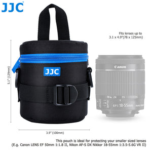 JJC Luxury Camera Lens Bag Pouch Case for Canon Lens Nikon Sony Olympus Fuji DSLR Photography Accessories Shoulder Bag Backpack