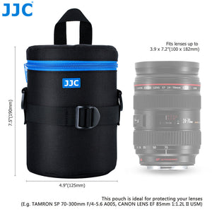 JJC Luxury Camera Lens Bag Pouch Case for Canon Lens Nikon Sony Olympus Fuji DSLR Photography Accessories Shoulder Bag Backpack