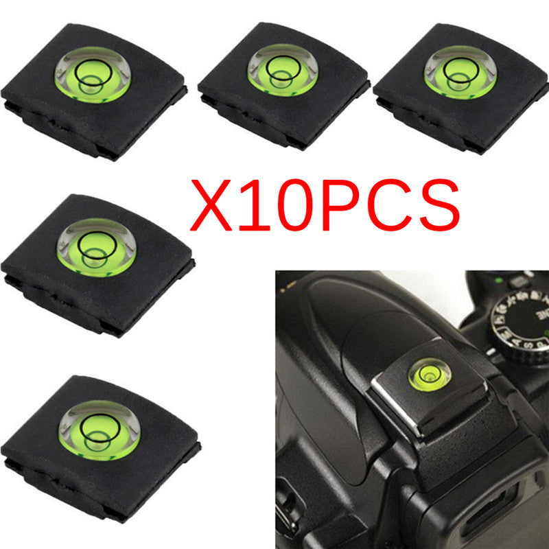 Flash Hot Shoe Cover Cap Camera Bubble Spirit Level DR Cameras Accessories For Canon/Nikon/Pentax/Fuji/Sony A7/RX10 4/10PCS